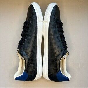 Zara Man‎ Black Leather Lace Up Sneaker Casual Shoes Men’s Size EU 43 US 10